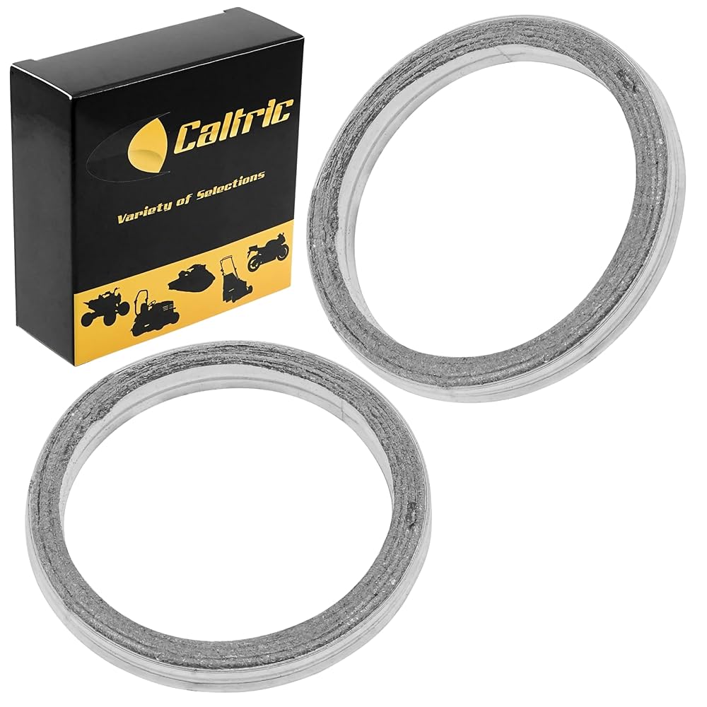 Amazon.com: Caltric 2 Muffler Gasket Compatible with Suzuki